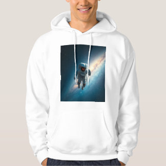 Herr Astronaut Rymd Galax Tröja med Huva Hoodie