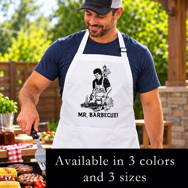 Herr Barbecue förkläde (Mr. Barbecue Apron)