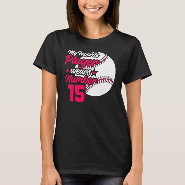 Herr Baseball Mors Dag Min Favorit Baseballplatta T Shirt (Framsida)