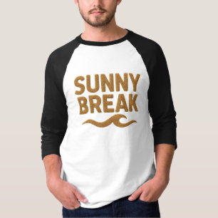 Herr Basic 3/4 Ärmel Raglan T-Shirt