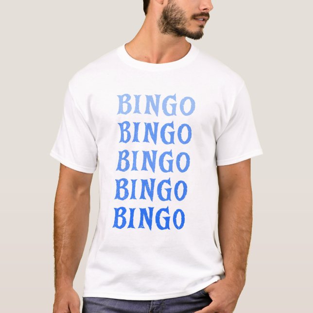 Herr Basic Bingo T-Shirt (Framsida)