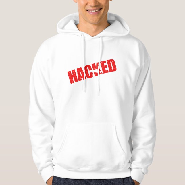 Herr Basic Hoodie - Hackad (Framsida)
