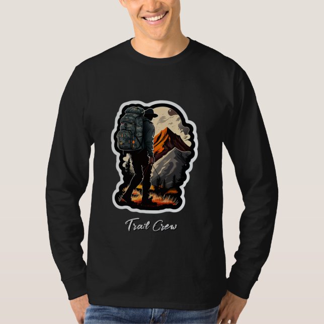Herr Basic Långärmad T-Shirt  (Framsida)