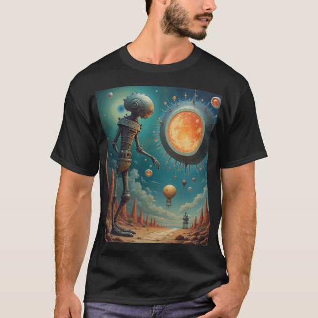 Herr Basic Mörk T-Shirt (Framsida)