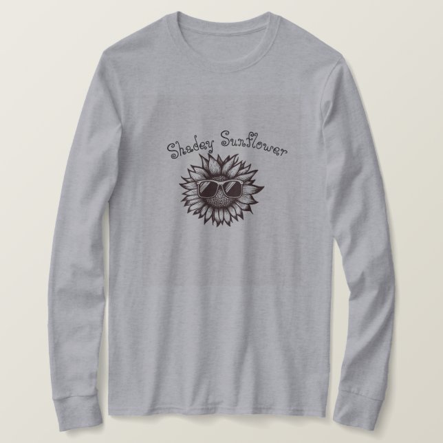 Herr Basic Sweatshirt T Shirt (Design framsida)