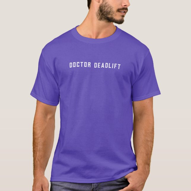 Herr Basic T-Shirt | Doctor Deadlift (Framsida)