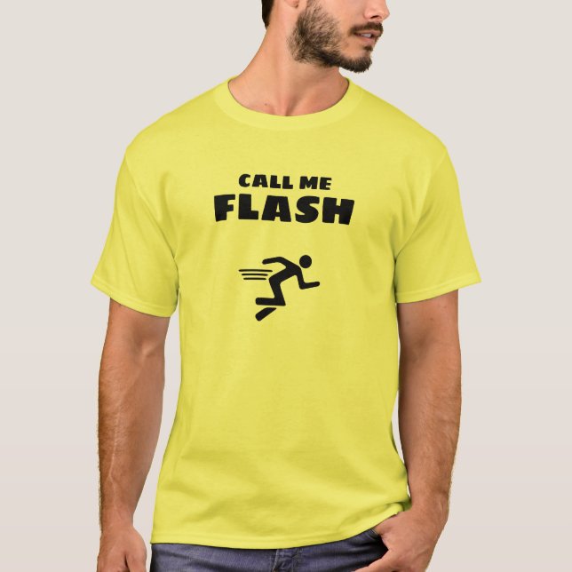 Herr Basic T-Shirt | Ring Mig Flash (Framsida)