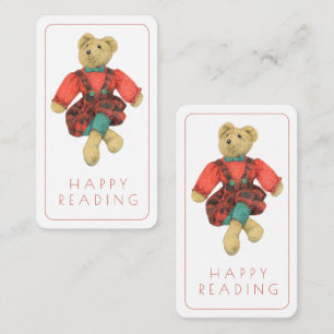 HERR! BEAR-bokmärke - 3,5 x 2-kort Anteckningskort