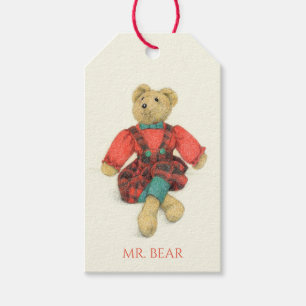 HERR! BEAR Gift-Märkre Presentetikett