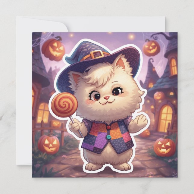 Herr Bluffig – Halloween's vänlige lurendrejare Inbjudningar (Framsida)