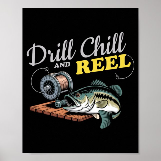 Herr borr chill och rulle prestanda  poster (Framsidan)