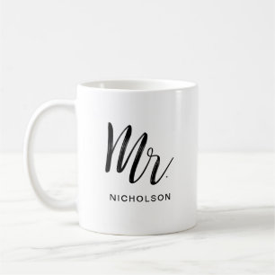 Herr borstar märkte den moderna helgdag kaffemugg