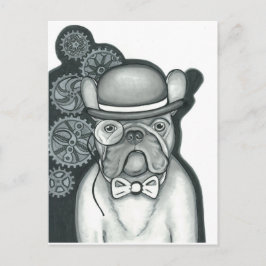 Herr Bouledogue Vykort