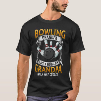 Herr Bowling Farfar Cool Farfar Bowler T Shirt
