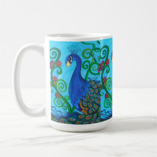 Herr Bree påfågel Kaffemugg
