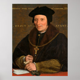 Herr Brian Tuke - Hans Holbein Fine Art Poster