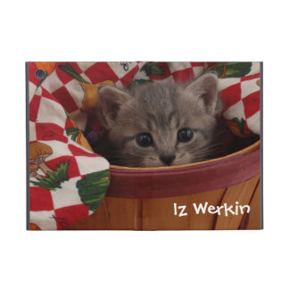 Herr brun kattunge iPad mini fodral