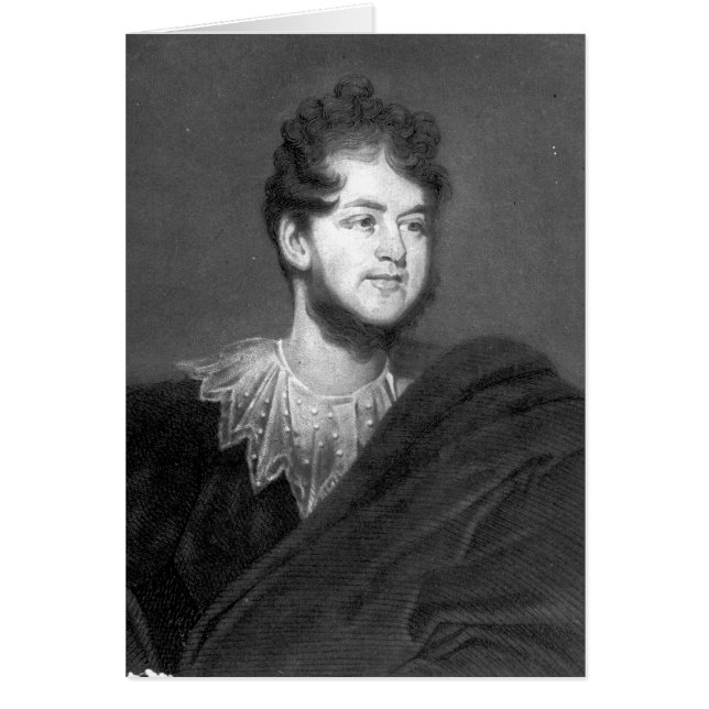 Herr Charles D'Oyly Hälsningskort (Framsidan)
