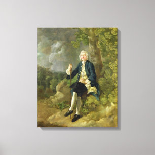 Herr Clayton Jones, c.1744-45 (olja på kanfas) Canvastryck