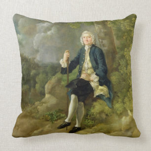 Herr Clayton Jones, c.1744-45 (olja på kanfas) Kudde