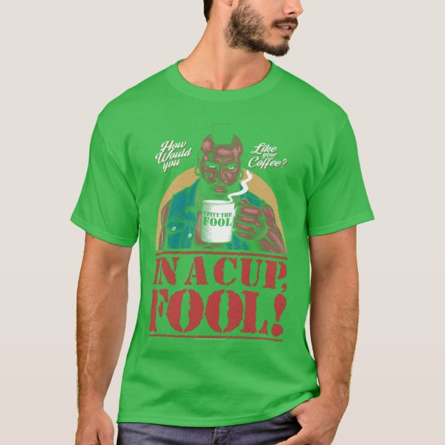 Herr Clubber Lang BA Baracus vänner retro T Shirt (Framsida)