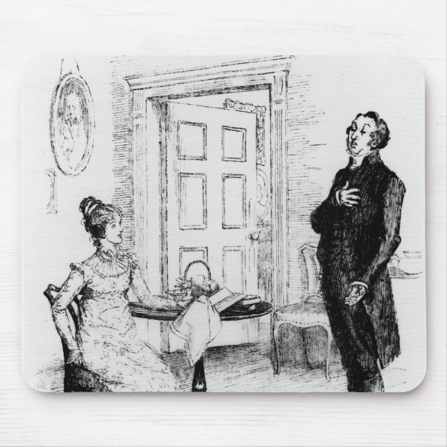 Herr Collins och Elizabeth Musmatta (Framsidan)