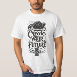 Herr Create Your Future Inspirerande Mystisk Vit T Shirt