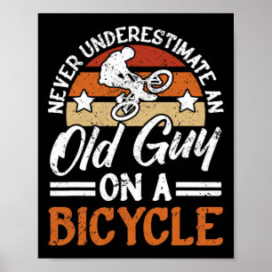 Herr cykel cykling cyklist cykling mountainbike, B Poster