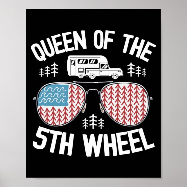 Herr dam drottning av 5:e hjulets husbil amerikans poster (Framsidan)