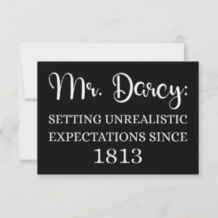 Herr Darcy: Orealistiska förväntningar sedan 1813 Kort