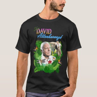 Herr David Attenborough-Flower T Shirt