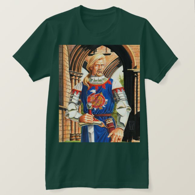 Herr Dinadan: Knight without Fear T Shirt (Design framsida)