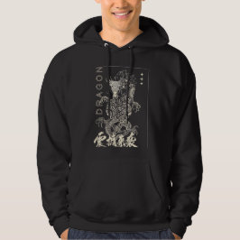Herr Dragon Grafisk Hoodie Streetwear Stylish Svet