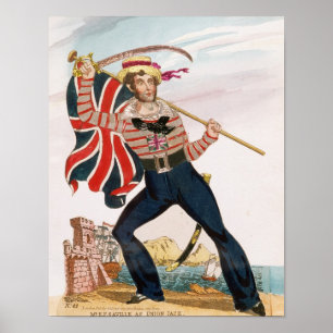 Herr E.F. Saville som 'den fackliga jacken Poster