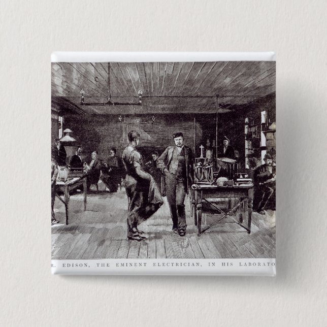 Herr Edison, den ansedda elektrikeren Knapp (Framsida)