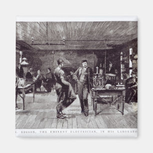 Herr Edison, den ansedda elektrikeren Magnet