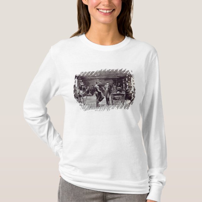 Herr Edison, den ansedda elektrikeren Tee Shirt (Framsida)