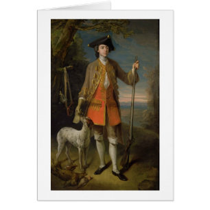 Herr Edward Hales, 1744 (olja på kanfas) Hälsningskort