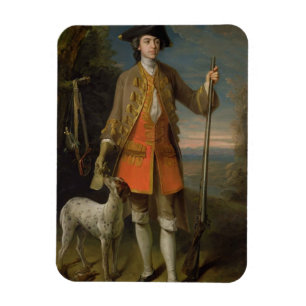 Herr Edward Hales, 1744 (olja på kanfas) Magnet