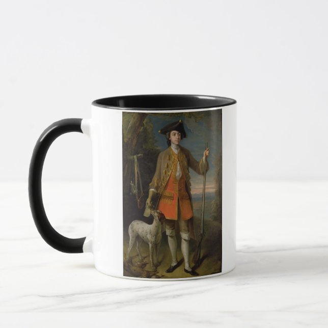 Herr Edward Hales, 1744 (olja på kanfas) Mugg (Vänster)