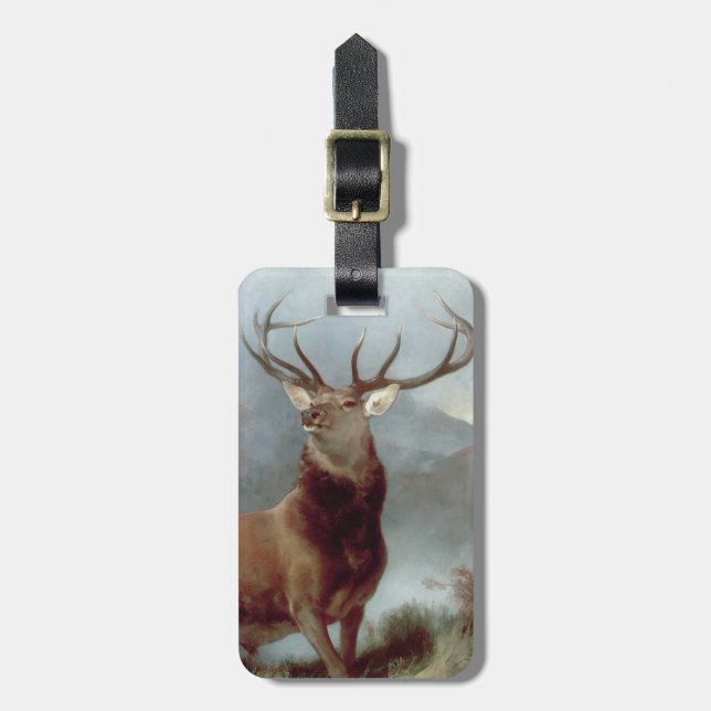 Herr Edwin Landseer | Glenmonark 1851 Bagagebricka (Vertikal Framsida)