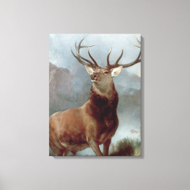 Herr Edwin Landseer | Glenmonark 1851 Canvastryck (Framsida)