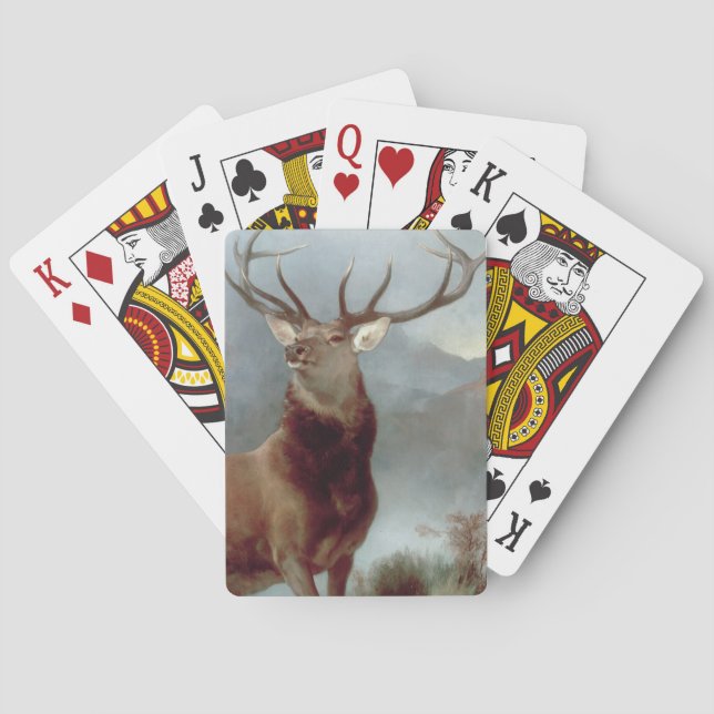 Herr Edwin Landseer | Glenmonark 1851 Casinokort (Baksidan)