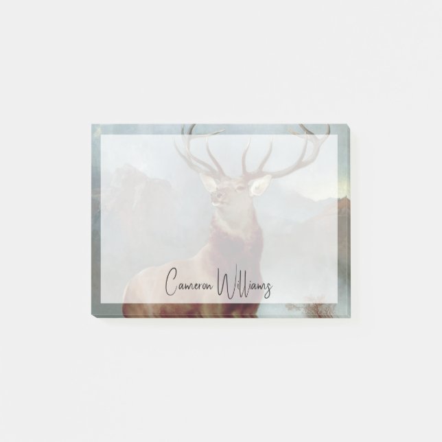 Herr Edwin Landseer | Glenmonark 1851 Post-it Block (Framsida)