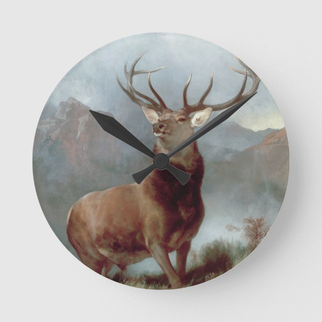 Herr Edwin Landseer | Glenmonark 1851 Rund Klocka (Framsida)