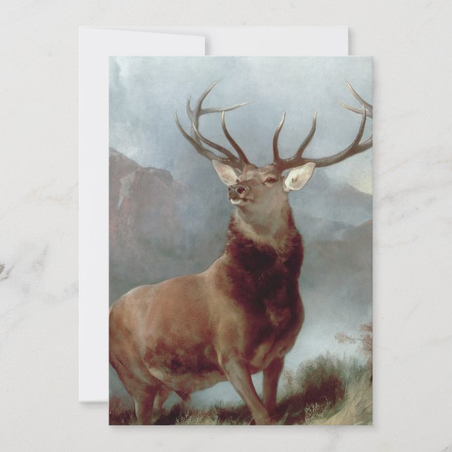Herr Edwin Landseer | Glenmonark 1851 Tack Kort (Framsida)