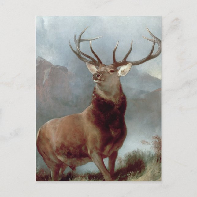 Herr Edwin Landseer | Glenmonark 1851 Vykort (Framsida)