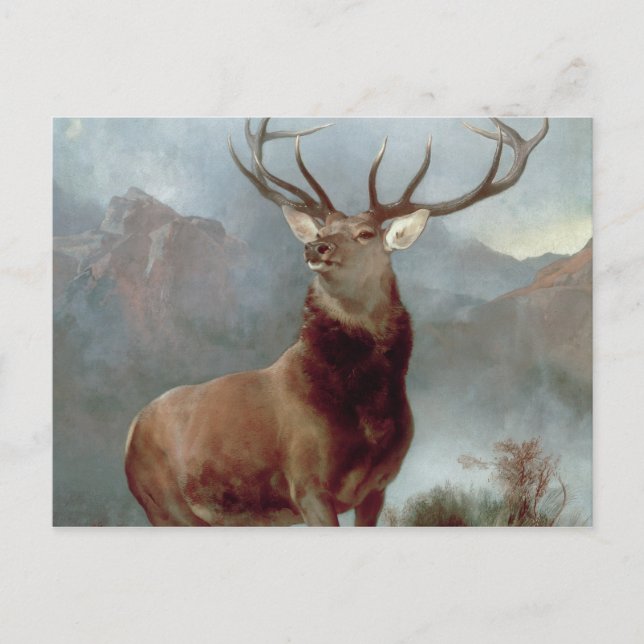 Herr Edwin Landseer | Glenmonark 1851 Vykort (Framsida)