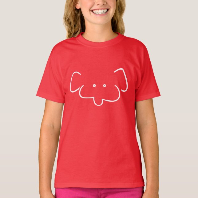 Herr Elefant T Shirt (Framsida)