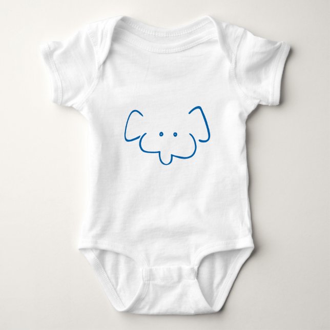Herr Elefant T Shirt (Framsida)